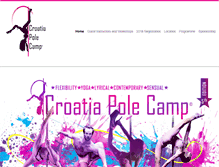 Tablet Screenshot of croatiapolecamp.com